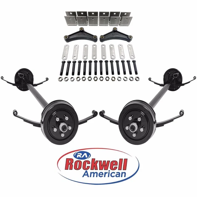 TANDEM 3,500 LB Electric Brake Trailer Axle Kit 7,000 lb Capacity 84