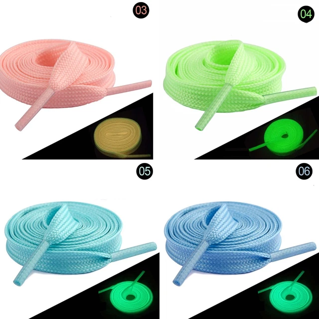 One Pairs - Shoe Laces Shiny Shoelaces Laces Easy Shoelaces - 6 Colors