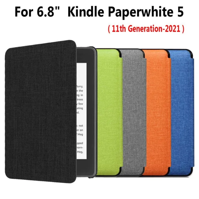 For Kindle Paperwhite 5 11th Generation 2021 Folio Case Smart Cover  6.8 Inch