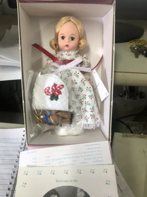 Christmas Morning 8'' Madame Alexander Doll Never Been out of the box