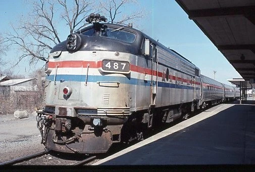 AMT FL9 - Number - 487 w/Train - ORIG - KR - ralx745