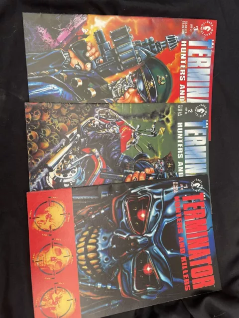 Terminator hunters an killers vol 1-3 Dark horse comic