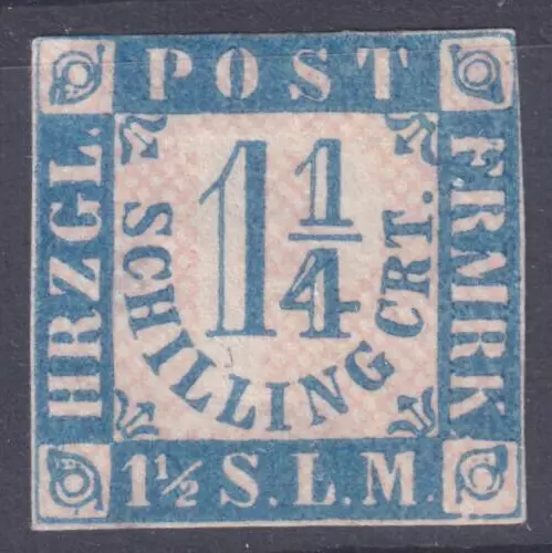 Altdeutschland Schleswig-Holstein Mi.Nr. 7 ungebraucht (*) 1864