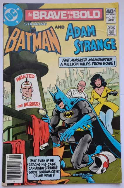 The Brave and the Bold #161 - Batman & Adam Strange - US DC Comics 1980 (4.5)