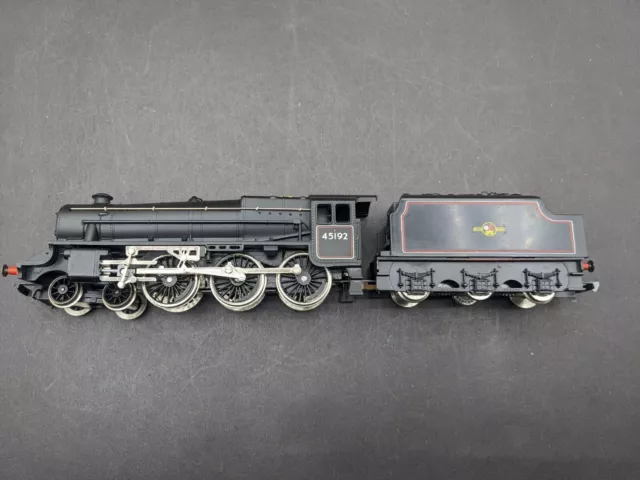 Hornby Railways R859 BR  4-6-0 Black five silver seal loco 45192 tender drive