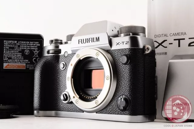 [ 1462 shots MINT+ w/ Flash ] Fujifilm Fuji X-T2 XT2 Graphite Silver 24.3MP C985