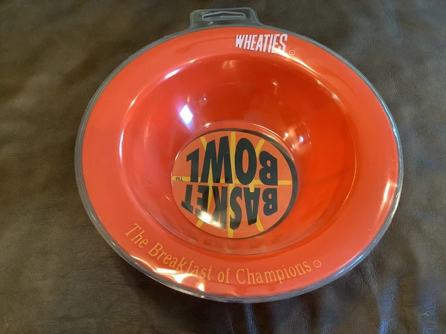 VTG Wheaties Basket Bowl Cereal Bowl Breakfast of Champions 1992  NEW/Sealed