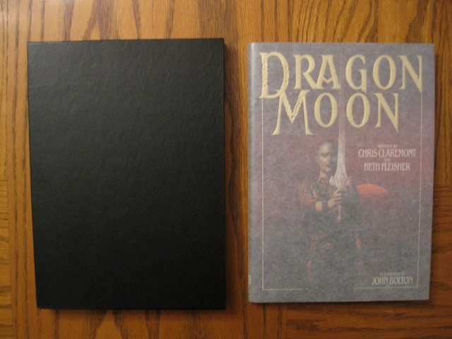 Dragon Moon Hardcover Signed!  Claremont & Fleisher  John Bolton 1994 AS NEW