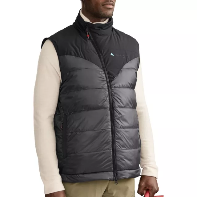 Klattermusen Mens Liv 2.0 Down Gilet Outdoor Sports Hiking Lightweight - Black