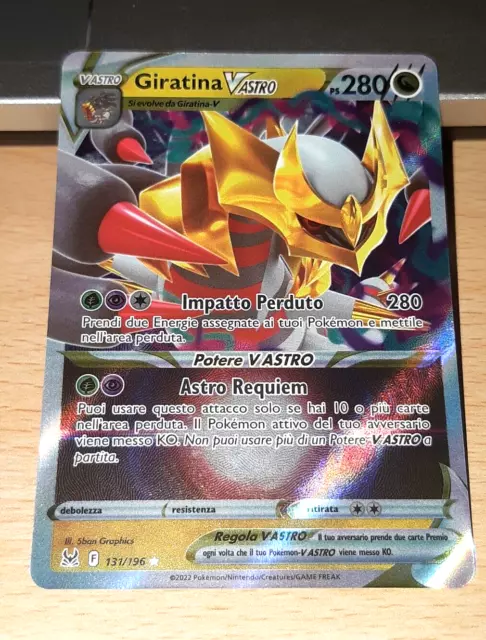 Cartão Pokémon Giratina V astro Lor131 em segunda mão durante 10 EUR em  Barcelona na WALLAPOP