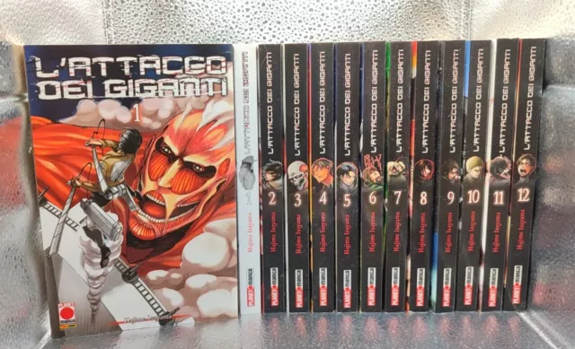 L ' Attacco Dei Giganti 1 / 34 serie COMPLETA + VARIANT di Hajime Isayama Planet