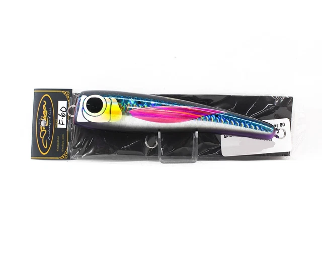 Leurres De Pêche Indiga Diving Popper 120g - Noir Et Rouge, Flottant, Pour Mer, Neuf