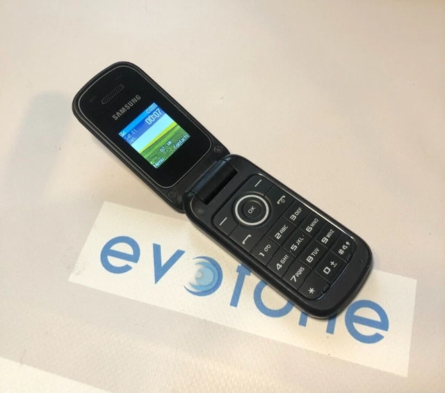 Samsung GT E1190 Flip Mobile Phone, Grey, Unlocked, Retro Compact Flipper!