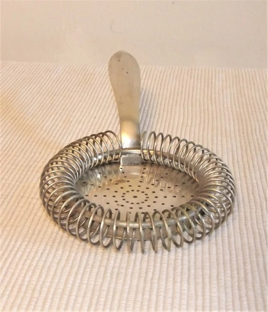 Antiguo Colador De Gusanillo Para Cocktails, Cocteles, Cocteleria