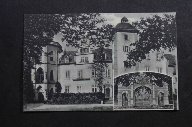 AK Postkarte Bad Nassau Schloß und Geburtshaus Freiherr vom und zum Stein
