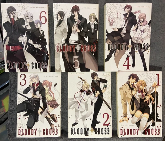 "Bloody Cross" (English) Volume 1-6 Intro Manga Lot! FREE Shipping! 