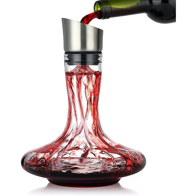 Caraffa con aeratore integrato versatore & caraffa rossa N2G9