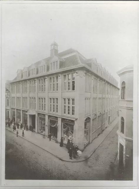 Rostock um 1905 Altes Foto des Warenhaus A. Wertheim in der Kröpeliner Straße