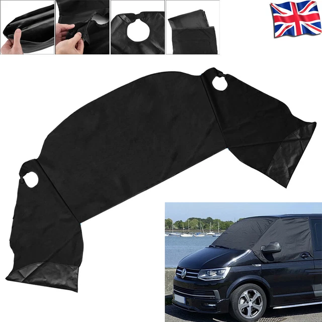 Thermal Windscreen Screen Cover Curtain Black Out Blind For VW T5 T6 Transporter