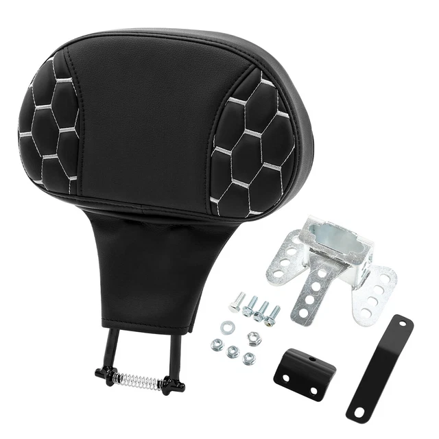 Driver Rider Backrest Pad Fit For Harley Electra Street Road Glide 1988-2023