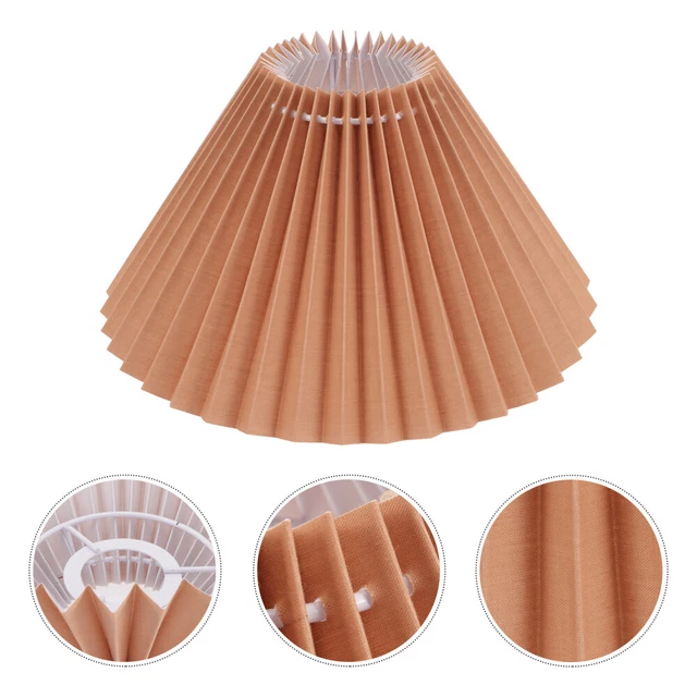 Abat-Jour Plissé Moderne E27 pour Lampe de Plafond Bureau Impression Abat-Jour Plissé Moderne E27 pour Lampe de Plafond Bureau Impression