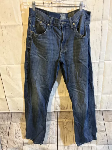 Rock & Republic Jeans Axl Bootcut Size 33x32 Straight Leg Dark Blue Wash Denim ✅