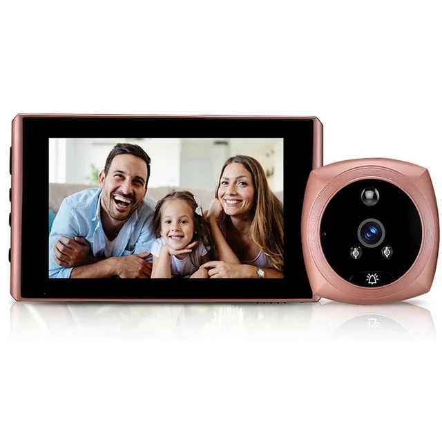 Videocamera 4,3 fori di osservazione campanello video monitor di rilevamento movimento occhio V6J6