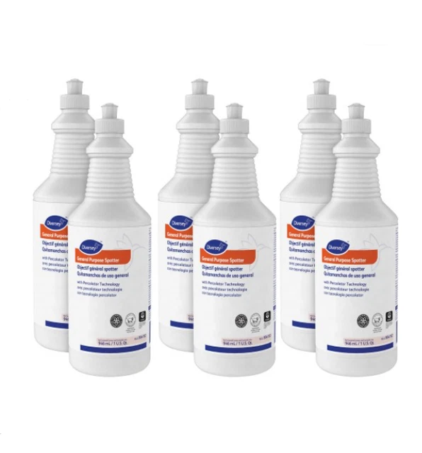 6 bottles Diversey 904192 General Purpose Spotter w/ Percolator 1 qt each