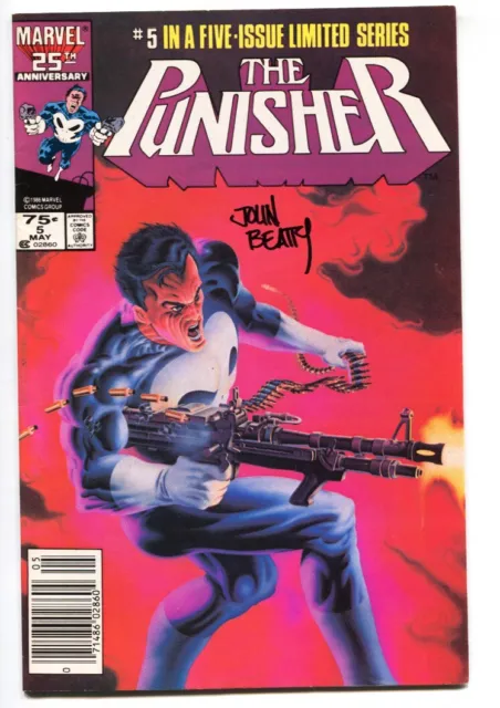 Punisher Limited Series #5  1986 - Marvel  -VF+ - Comic Book