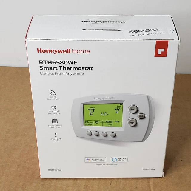 HONEYWELL HOME WIFI 7Day Programmable Thermostat, C Wire, Works with