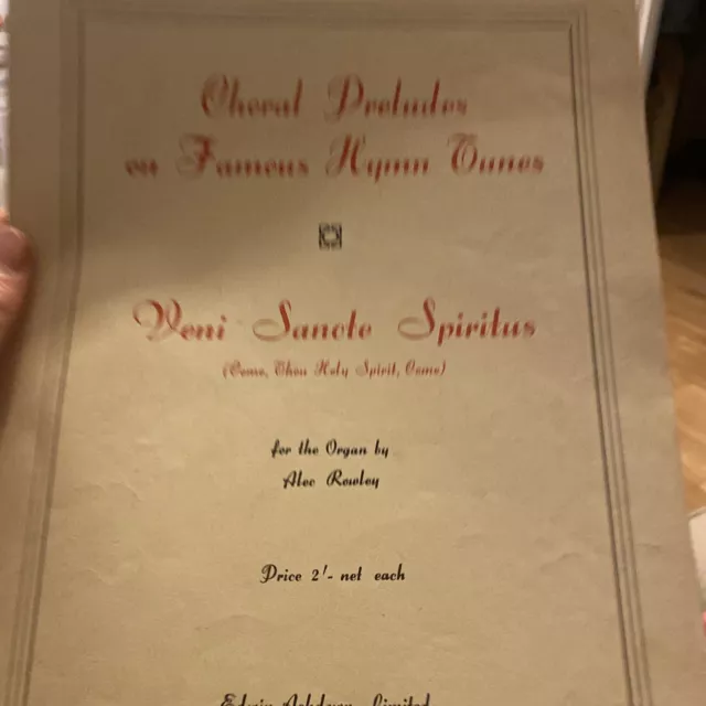 Choral Prelude Veni Sancte Spiritus