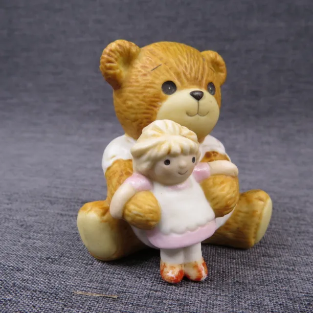 Lucy And Me Bear Enesco Baby Bear With Doll 5.5cm Tall