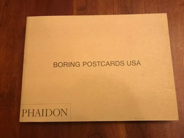 Boring Postcards USA by Martin Parr, Collection Uninspiring American Postcards