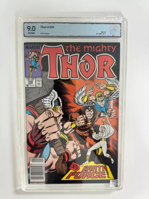 Marvel Thor #395 Graded US KEY Comic Book 9.0 UGS CGC CBCS