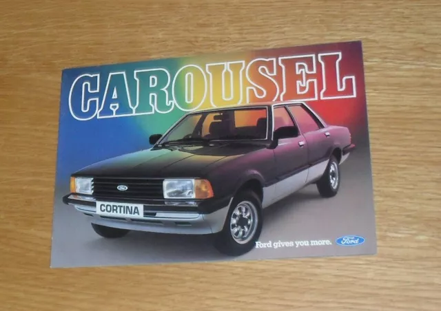 Ford Cortina Carousel Special Edition Brochure 1982-1983
