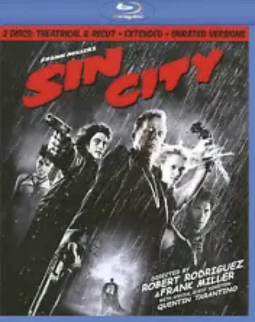 Sin City (Blu-ray - 2 Disc Set Theatrical + Recut, Extended, & Unrated)