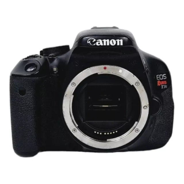 Canon EOS Rebel T3i Digital SLR Camera Black PreOwned With Charger