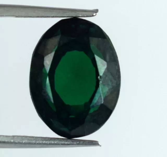 Ovale 8.55 CT Naturel Vert Chromé Diopside Taille Bague Gemme Certifié A82089