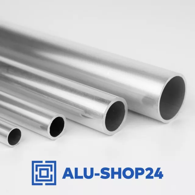 ALU-SHOP24 Aluminium Rundrohr Alu Rohr Alurohr Alu Profil Modellbau Aluprofil