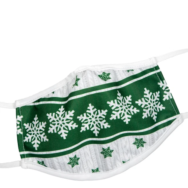 Badger Holiday Facemask Mask Snowflake