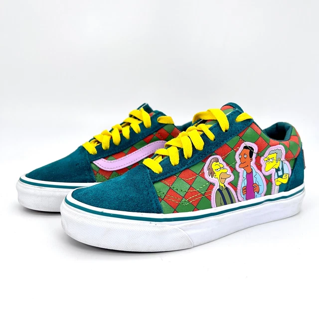 Vans Of The Wall The Simpsons Moe's Multicolor 721356 Kids Shoes Size 3.5 M