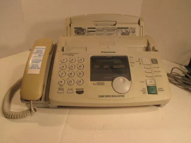 Panasonic Fax Machine KX-FP80 Plain Paper Fax/Copier Telephone