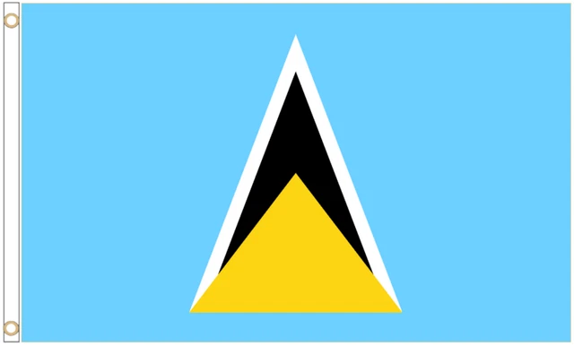 Cortina ataúd bandera de Santa Lucía - envío rápido