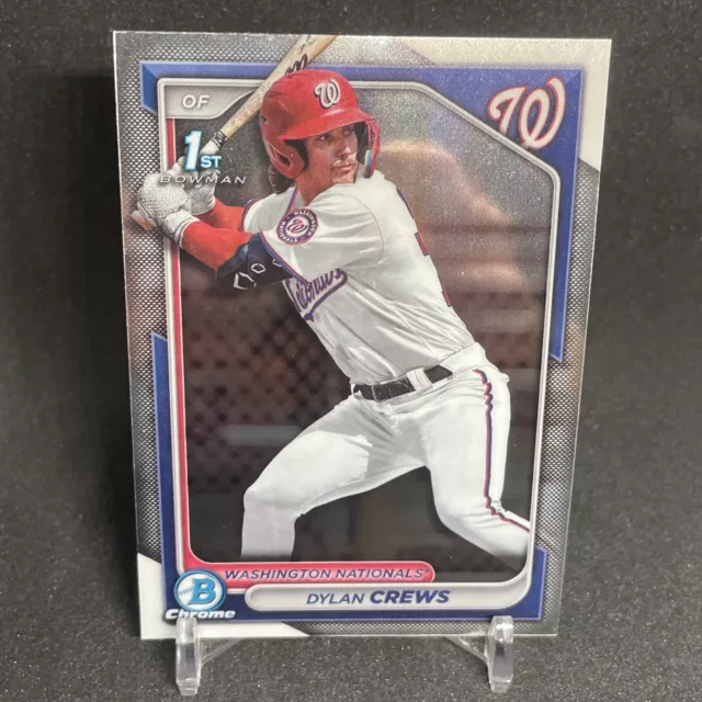 2024 BOWMAN CHROME Dylan Crews 1er Bowman BCP23 Washington Nationals