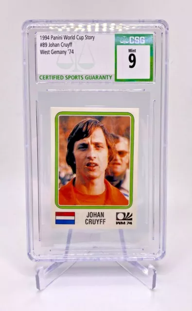1994 Johan Cruyff Panini World Cup Story '74 Netherlands Soccer Sticker CSG 9 B