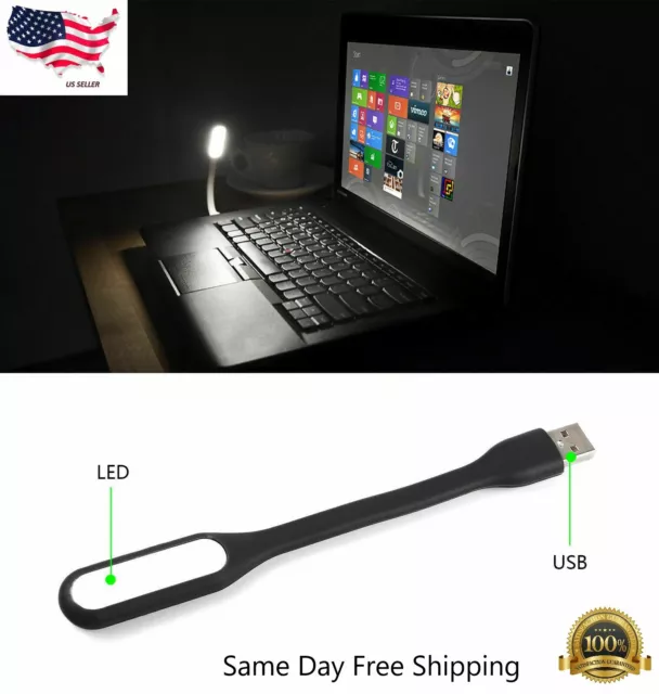 New Flexible USB LED Light Lamp For Computer Keyboard Reading Notebook PC Laptop