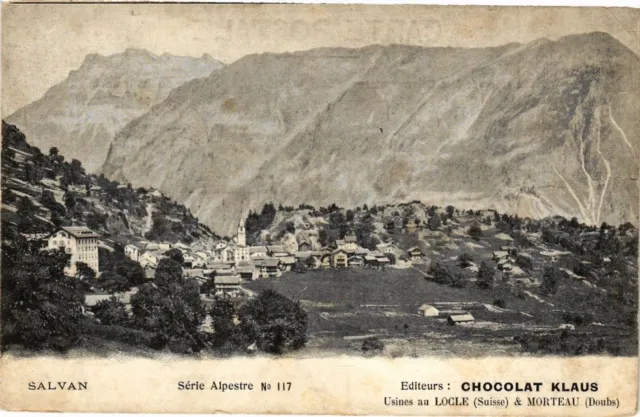 CPA Salvan - Usines au Locle (Suisse) & MORTEAU (183627)