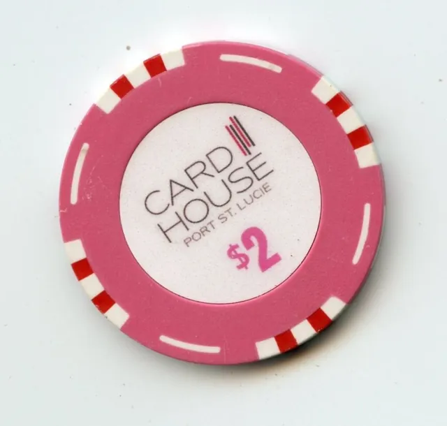 2.00 Chip from the Card House Card Room Port St Luce Florida