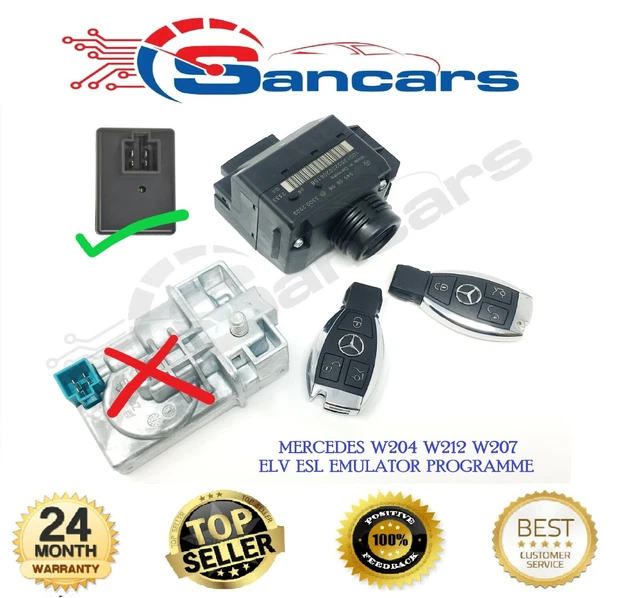 MERCEDES SLK R172 Esl Elv Steering Emulator Lock Ezs Ignition Error