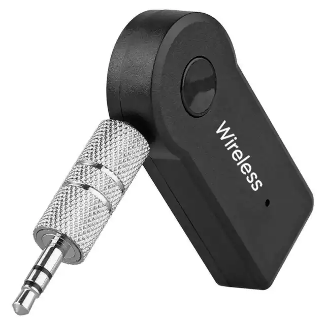Ricevitore Adattatore Chiamate e musica Bluetooth V4.1 Jack 3.5 mm per Auto Nero